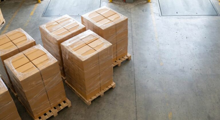 From Enquiry to Delivery: Ordering Karaoke Machines in China - Palletised export cartons staged at a warehouse loading dock